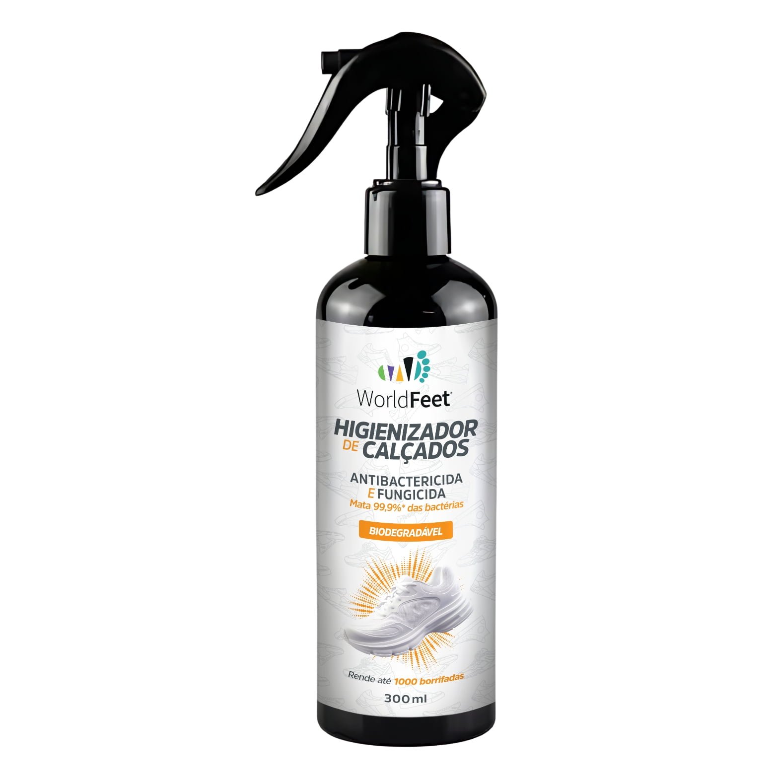 Higienizador de Calçados — WorldFeet | 300 ml